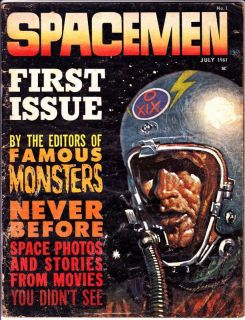 SPACEMEN #1 (1961) Forrest J. Ackerman, Famous Monsters