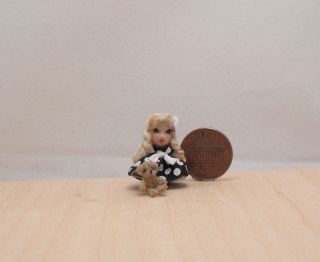 3DAY OOAK handmade miniature baby doll dollhouse LIDDLE KIDDLE art