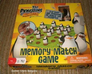 The Penguins of Madagascar Memory Match Game New Nickelodeon