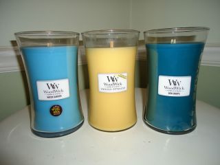  WoodWick Candles with Plus Wick 22oz Various Scents