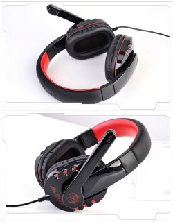New 3 5mm Stereo Gaming Headset Games Headphone with Microphone for