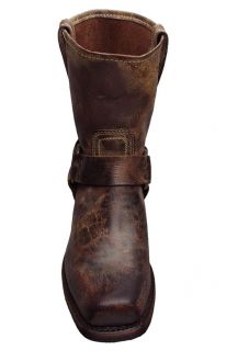 Frye Mens Boots Harness 8R Boot 87402 Chocolate Leather Sz 11 M