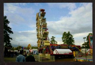 ME View of the Fryeburg Fair Amusement Rides in FRYEBURG, MAINE
