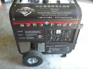 Tahoe TI 9000 LXU gas powered generator remote start brand NEW with
