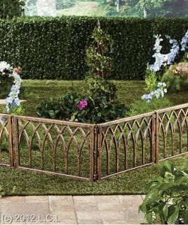 Border Fencing for Walkway Flowerbed Garden Look of Metal Easy