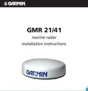 Garmin GMR21 Digital Marine Radar Model 011 01349 00 with Cable