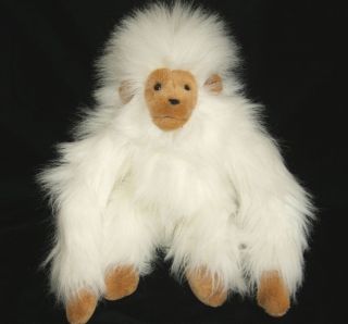 America Wego 15 White Fuzzy Freddy Monkey Ape Gorilla Plush Brown