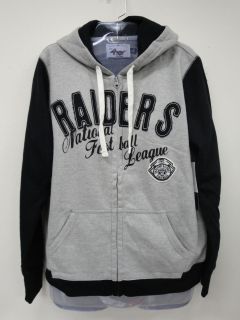 NEW NFL Oakland Raiders Women GIII Carl Banks Hoodie Sweater Jacket