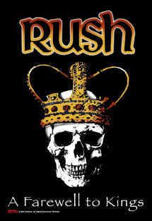 RUSH FAREWELL TO KINGS GEDDY LEE Cloth Fabric Poster FlagTextile