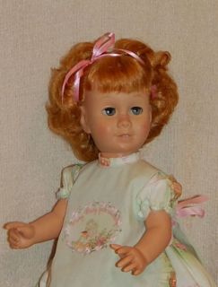 Vintage 1960s Mattel Chatty Cathy Strawberry Blond 1st Issue