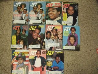 Lot 11 DiffRent Stokes Gary Coleman Todd Bridges Jet Magazines 1970s