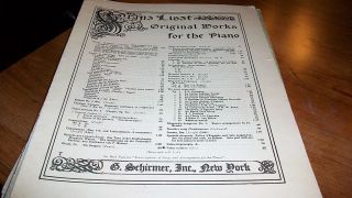 Franz Liszt Valse Oubliee Sheet Music for Piano