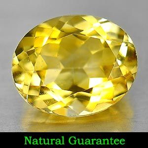 38 Ct Oval Shape Natural Yellow Citrine Gemstone Brazil