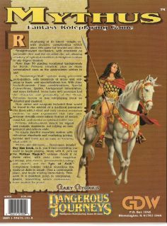 Ad D Dangerous  Mythus by Gary Gygax GDW D D