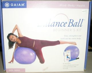  Gaiam Balance Ball Beginner's Kit