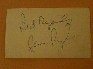 Gene Rayburn (d. 1999) actor Game show host Signed cut autograph