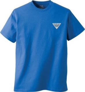 Columbia Sportswear Mens PFG Marlin Bathymetric Map Fishing T shirt XL