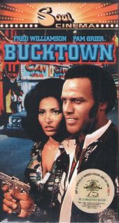 Bucktown VHS Pam Grier Fred Williamson New Carl Weather 027616783431