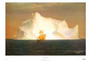 Frederic Edwin Church Oil Painting Repro Iceberg