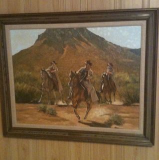 Frederick Hambly Western Oil Painting