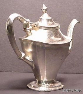  Country Club Coffee Pot West Baden Indiana R Wallace Silver Soldered