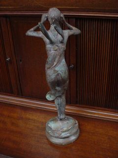Nice Art Nouveau Bronze Fairy Statue