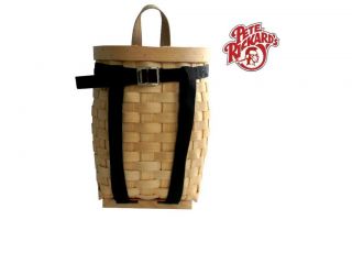  Pete Rickard Handmade Natural Trapping Basket