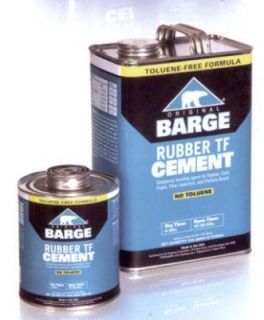 BARGE RUBBER TF CEMENT NEW   Shoe Repair Glue 1 Gallon