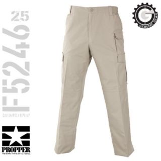 Propper Khaki Genuine Gear Tactical Pants Cargo Police F5246 Ripstop