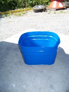 Galvanized Powder Coated 15 Gallon Square Wash Tub