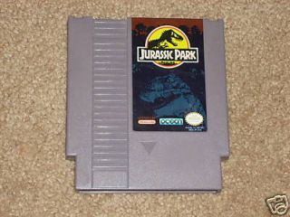  Jurassic Park NES Nintendo Game