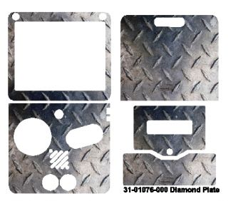  Game Boy Advance SP Skin Diamond Plate