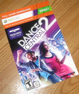Dance Central 2 Xbox 360 2012 Full Game  Code DLC