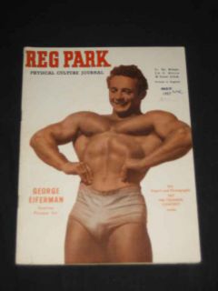 Reg Park Journal April 1957 George Eiferman