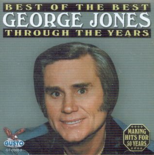 GEORGE JONES   BEST OF THE BEST, THROUGH THE YEARS (CD)