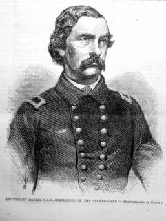 George E Morris c 1860 US Navy Commander portrait union military