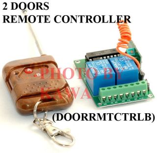 Garage Gate Door Opener Remote Controller 2 Doors
