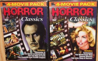 RARE HORROR MOVIES ON DVD, VINCENT PRICE, JACK NICHOLSON, MIKE