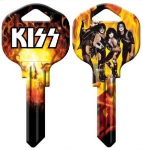 Kiss House Key Blank Schlage SC1 Gene Simmons w Band