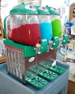 Elcor 3 Bowl Frozen Drink Margarita Slush Machine