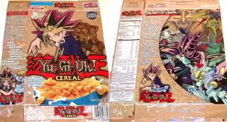  Yu G Oh General Mills Cereal Box RRR73