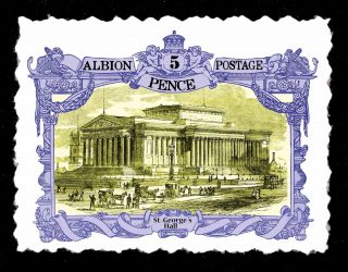 Special Edition Landmarks of Albion St George s Halll Five Pence