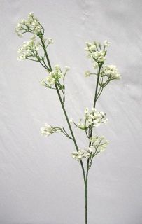 12 ivory cream silk baby s breath stems wedding flowers