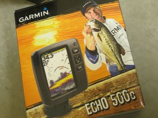 NEW GARMIN ECHO 500C COLOR FISHFINDER + DUAL BEAM XDUCER 010 00954 00