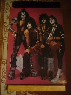 Kiss Set of Big Posters from The Seventies Eighties Promo Aucoin