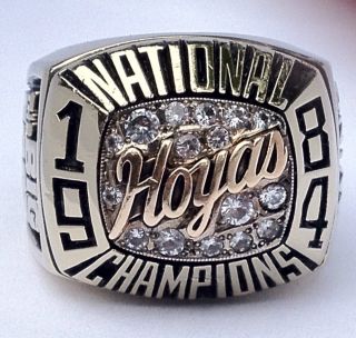 1984 Georgetown Hoyas National Championship Ring Balfour