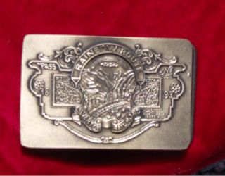 Silverton Railroad 1893 Pass belt buckle numbered
