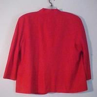 Gerard Renlyn Suit Red Skirt Jacket Trapunto 22W