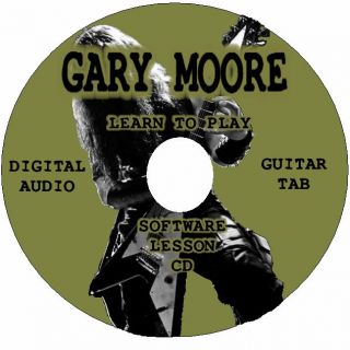 Gary Moore Guitar Tab Lesson Software CD 40 Songs