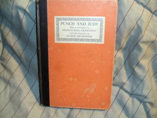 Punch and Judy Illustrated by George Cruikshank HC 1925